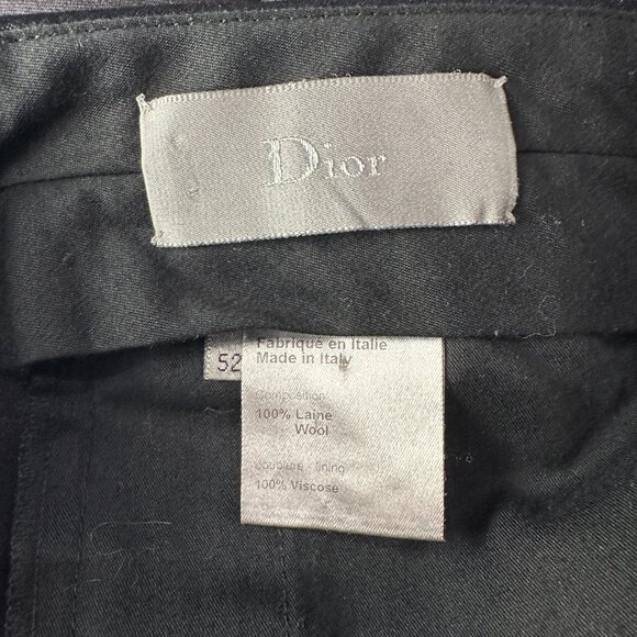 Dior Men’s Wool Tuxedo Pants – Size 52 (Made in Italy) - Picture 14 of 16